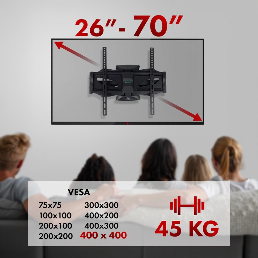 Maclean MC-781 tv-beslag 177,8 cm (70