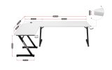 GAMING SKRIVEBORD HUZARO HERO 7.0 WHITE #4