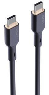 AUKEY CB-SCC101 USB-C Type-C Power Delivery PD 100W 5A 1m Silikon Sort #6