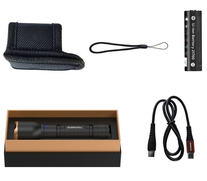 Duracell DF2500R Lommelygte sort #7