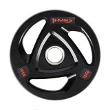 HMS Fitness TOX10 1 stk Olympic Gummibelagt vgtskive #1