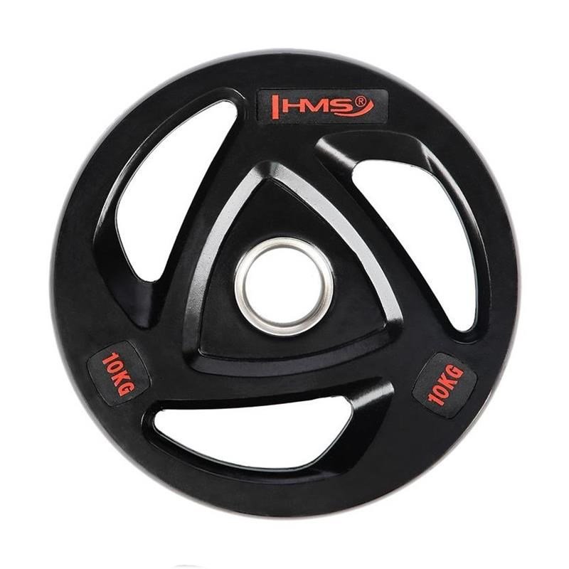 HMS Fitness TOX10 1 stk Olympic Gummibelagt vgtskive #1
