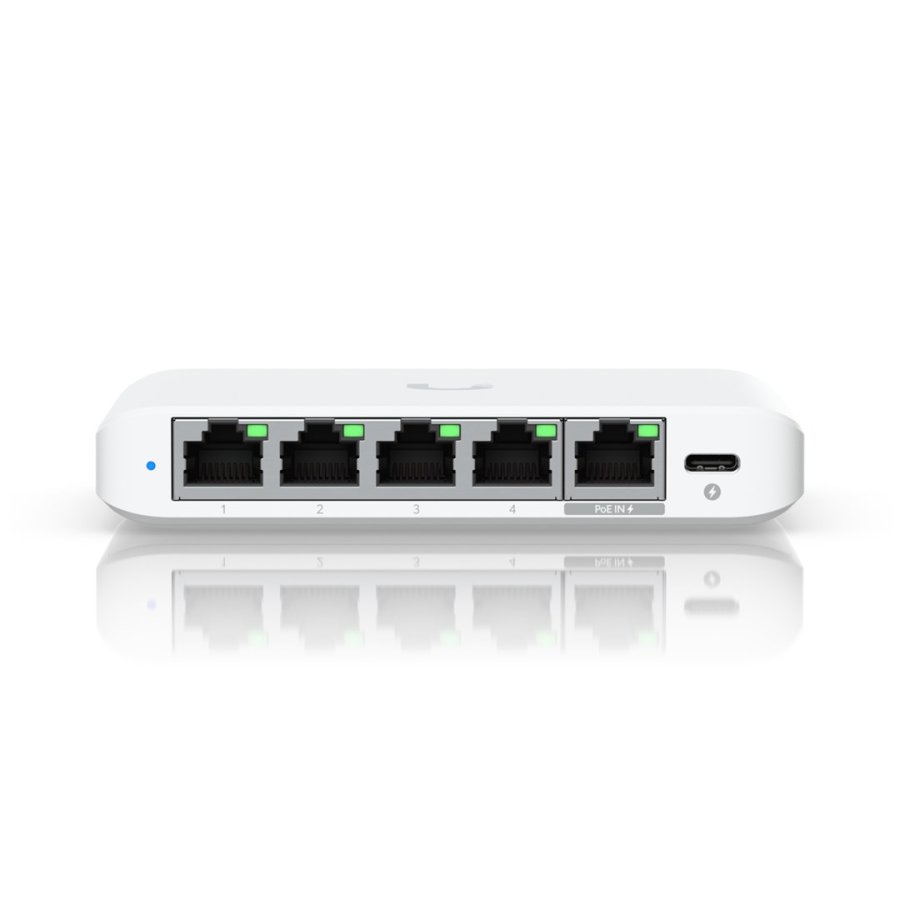 Ubiquiti UniFi Flex Mini 2.5G Administreret 2.5G Ethernet (100/1000/2500) Strm over Ethernet (PoE) Desktop Hvid #1