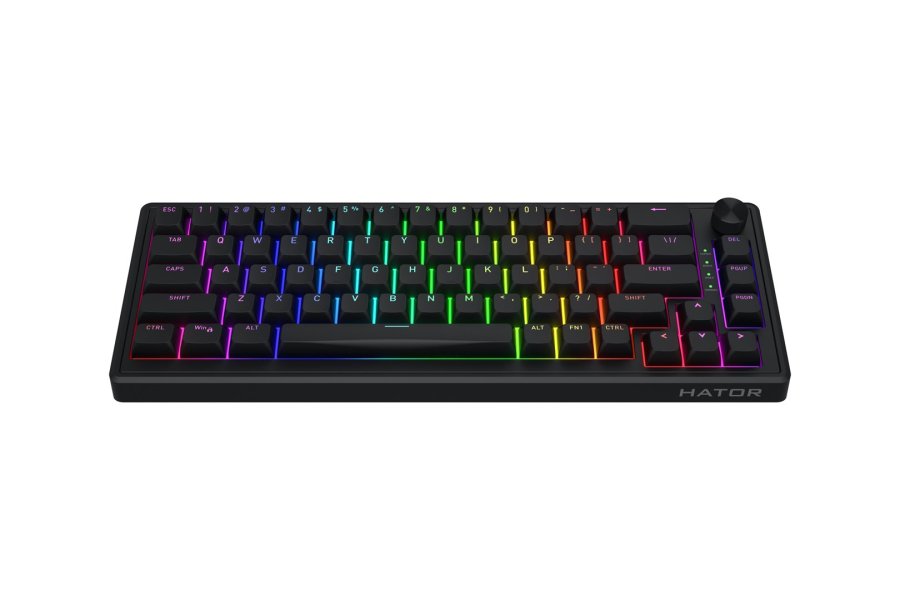 HATOR Skyfall 65 Wired tastatur Universel USB QWERTY Engelsk Sort #12