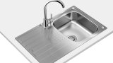 Teka UNIVERSE 45 T-XP 1C 1E Top-monteret vask Rektangulr Rustfrit stl #1