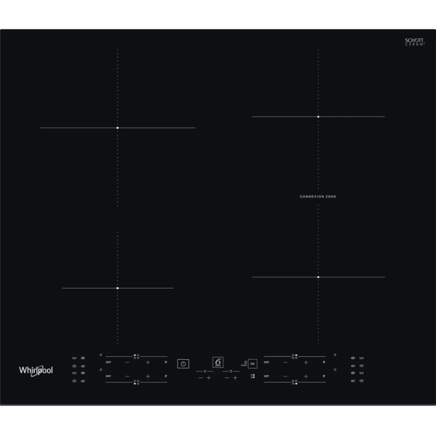 Whirlpool WB B3960 BF kogeplade Sort Indbygget 59 cm Zone induktionskogeplade 4 zone(s) #2