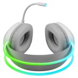 HEADPHONES DEFENDER ECLIPSE RGB WHITE #6