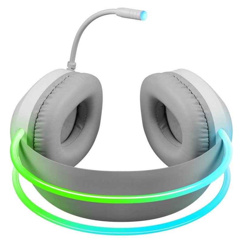 HEADPHONES DEFENDER ECLIPSE RGB WHITE #6