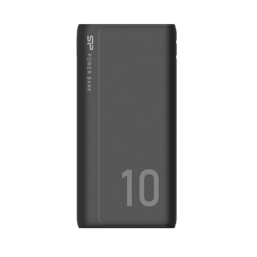SILICON POWER GP15 Powerbank Eksternt batteri 10000 mAh 2x USB 2.1A (SP10KMAPBKGP150K) Sort #1