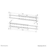 Neomounts ADM-875WH2 tilbehr til multimedie Hvid Stl Monteringspanel #15
