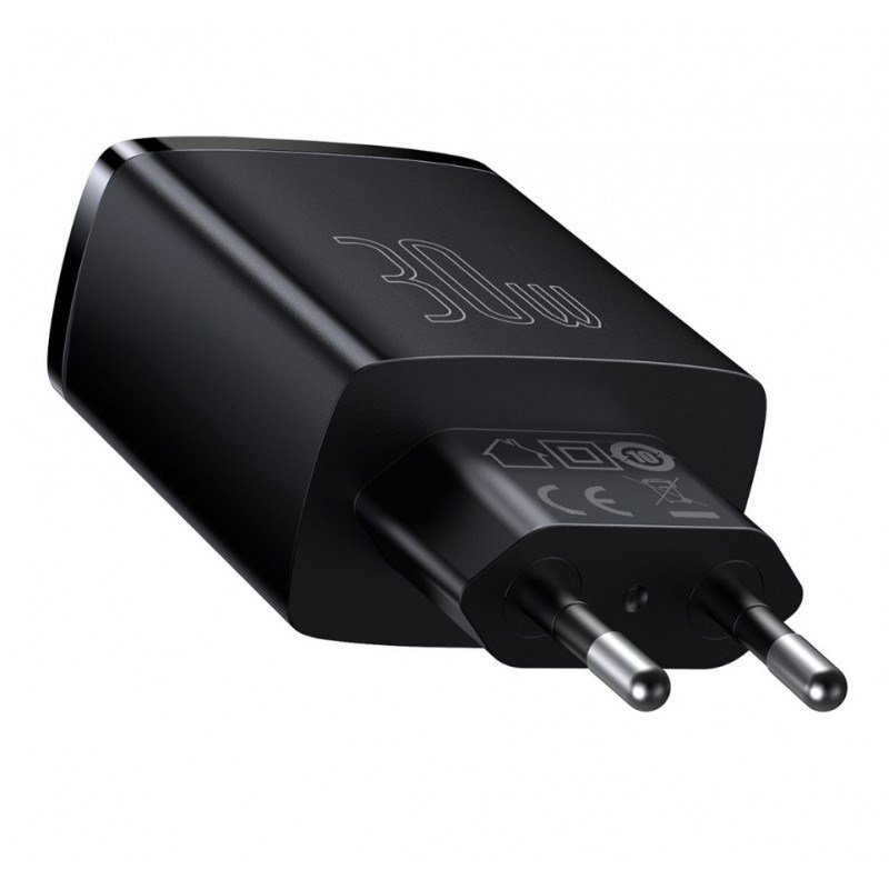 Baseus CCXJ-E01 oplader til mobil enhed Smartphone, SmartWatch, Tablet Sort Vekselstrm Hurtig opladning Indendrs #3