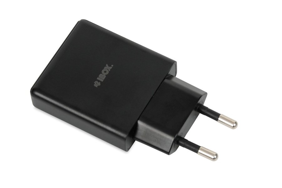 iBOX C-43 Slim GaN PD30W netoplader, sort #3