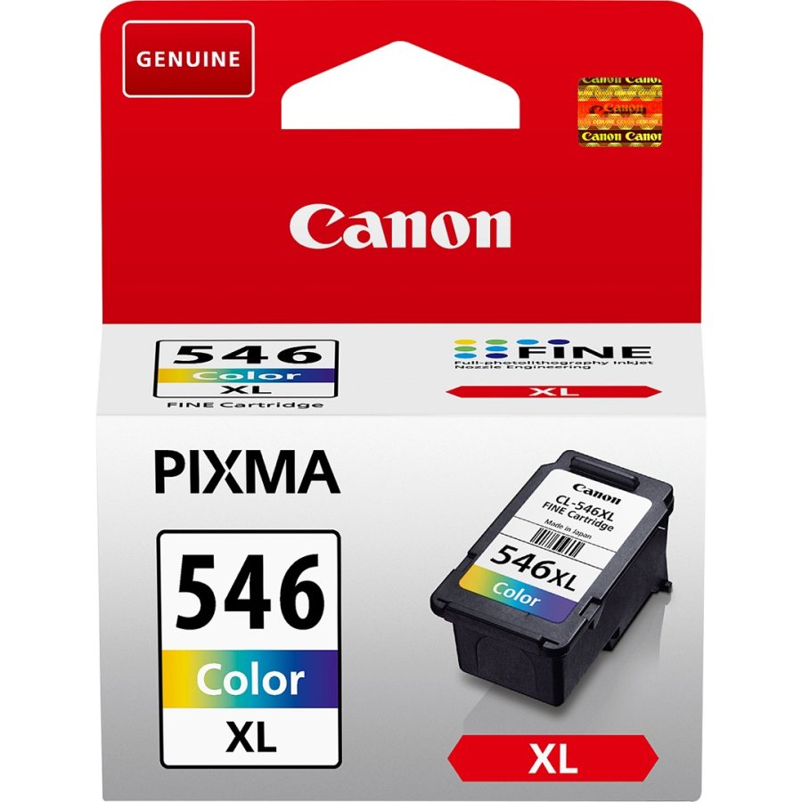 Canon PG-546XL blkpatron 1 stk Original Hjt (XL) udbytte Bl, Magenta, Gul #1