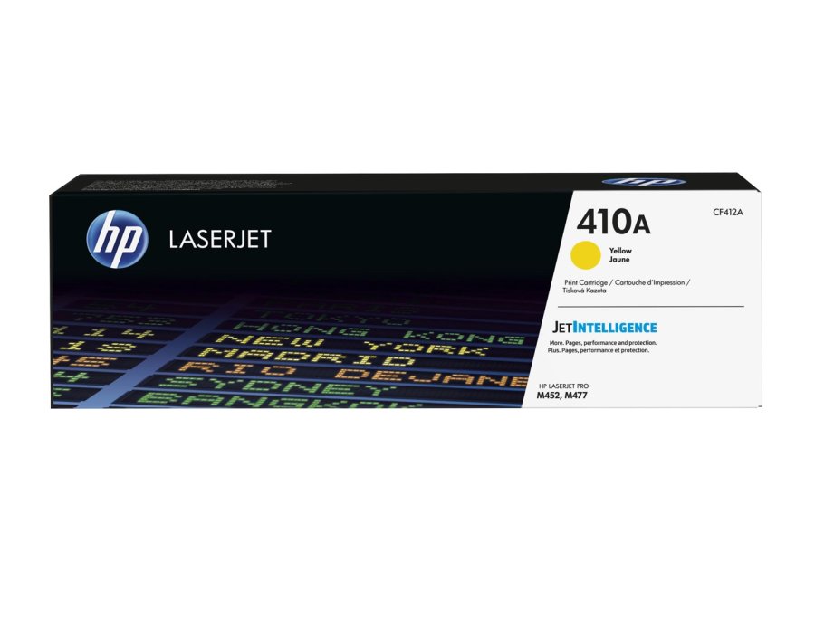HP Original 410A LaserJet-tonerpatron, gul #1