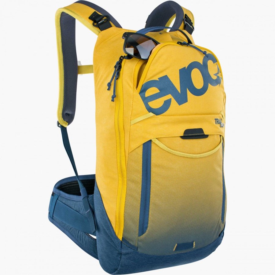 EVOC Trail Pro rygs�k Cykel rygs�k Bl�, Gul Nylon #5