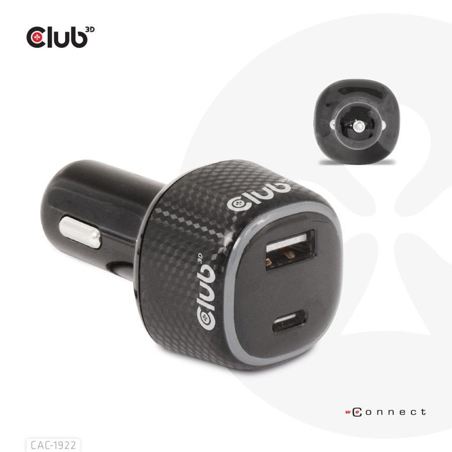 CLUB3D CAC-1922 oplader til mobil enhed Laptop Sort Cigart�nder Automatisk #8