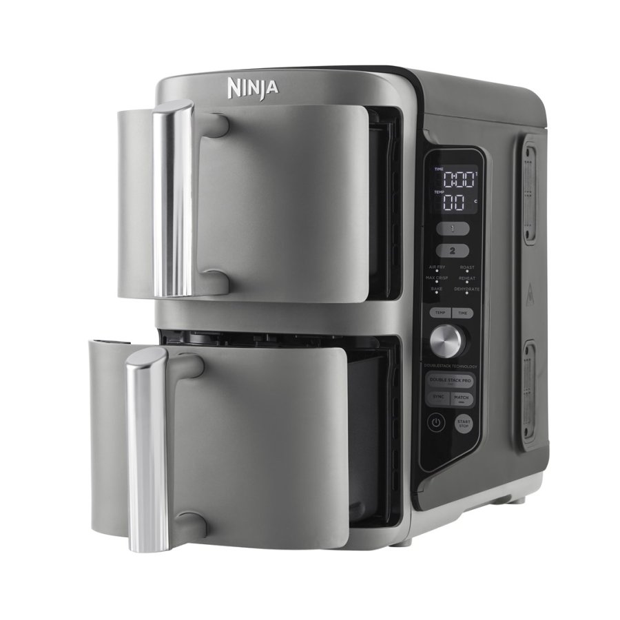 Ninja SL400EU frituregryde Dobbelt 9,5 L 2470 W Varmluftsteger Sort, Gr #1