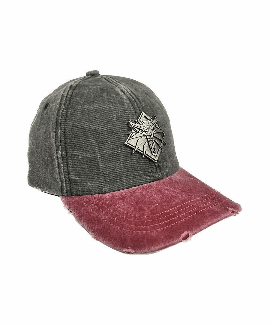 Baseballkasket Good Loot The Witcher 3 Vintage Baseball Hat Sort, Bourgogne #2