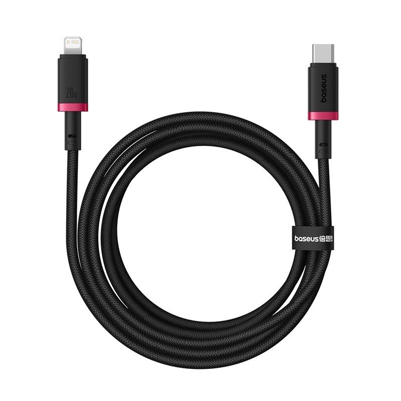 Baseus Dura Type C-hurtigopladningskabel til iP 20 W 2 m Sort, Rd #1