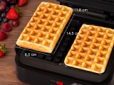 ELDOM WA900 VAFFELJERNE 1200W SORT #11