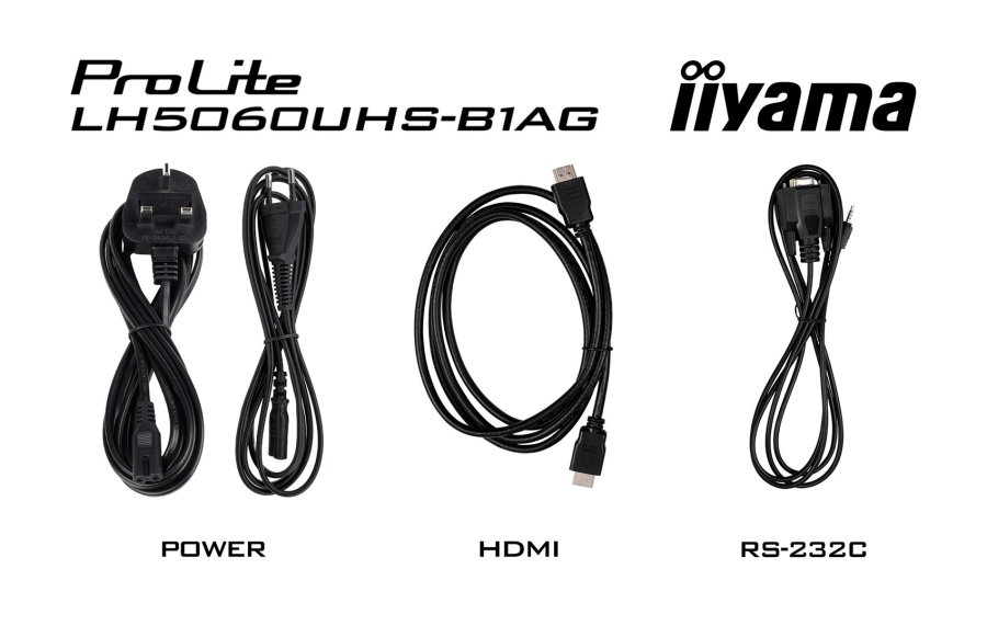 iiyama LH5060UHS-B1AG skilte display Digital A-tavle 125,7 cm (49.5