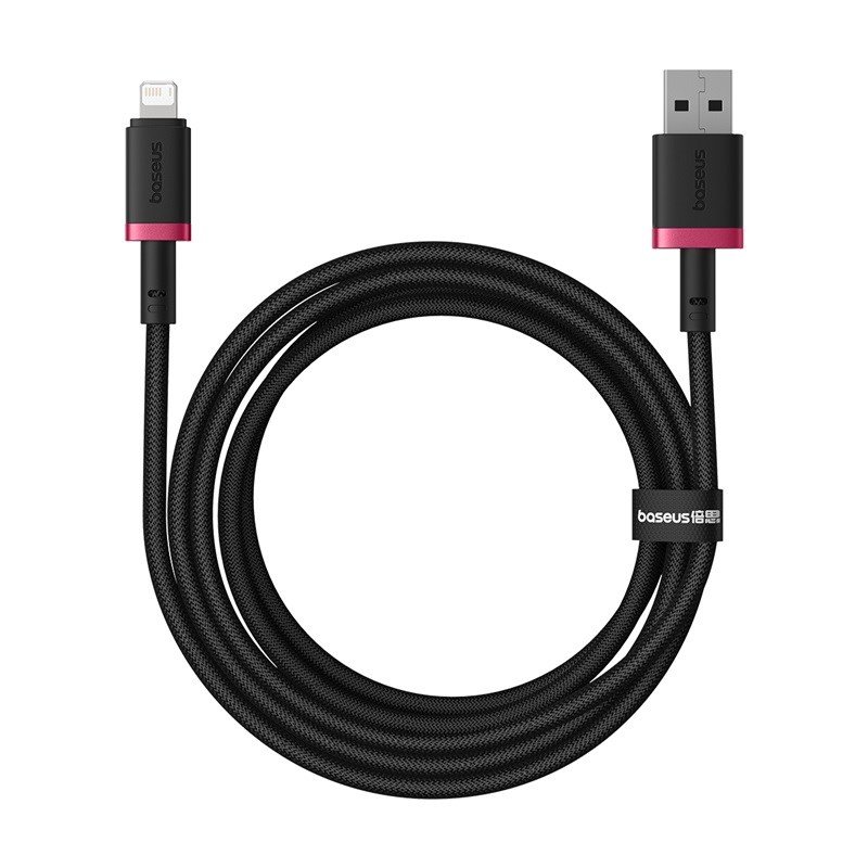 Baseus Dura Type A til IP 2,4A 2 m hurtigopladningskabel Sort, Rd #1