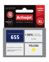 Activejet AH-655YR blk (erstatning HP 655 CZ112AE; Premium; 12 ml; gul) #1