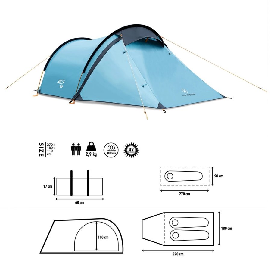 Campingtelt - Nils Camp NC6003 North Peak #11