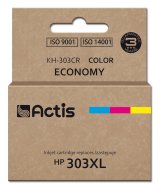 Actis KH-303CR blk til HP printer, erstatning HP 303XL T6N03AE; Premium; 18 ml; 415 sider; farve #1