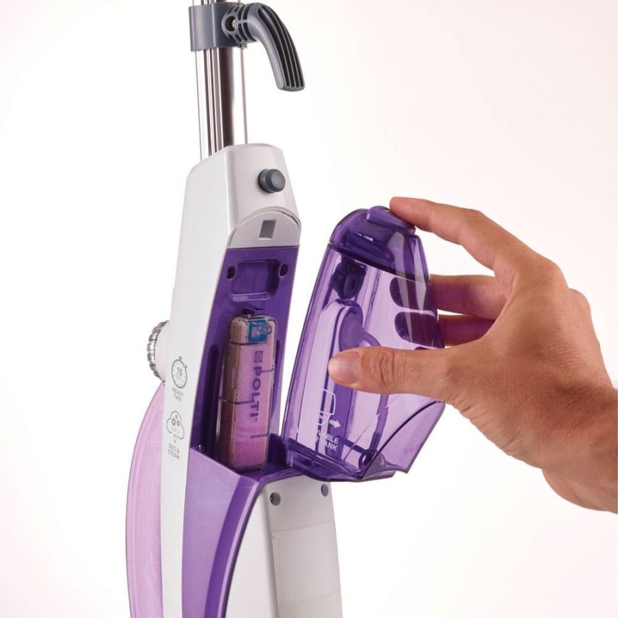 Polti Vaporetto SV440_Double Dampmoppe 0,3 L 1500 W Violet, Hvid #9
