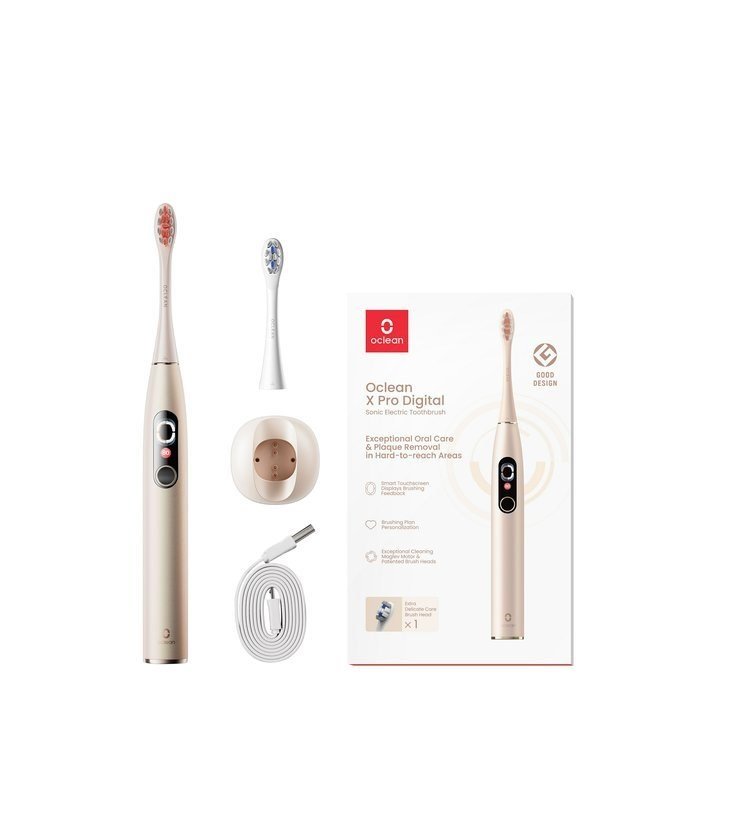 Oclean X Pro Digital Voksen Sonisk tandbrste Guld #3