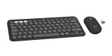 Logitech 920-012239 tastatur Mus inkluderet Universel RF tr�dl�s + Bluetooth QWERTY US International Grafit #7