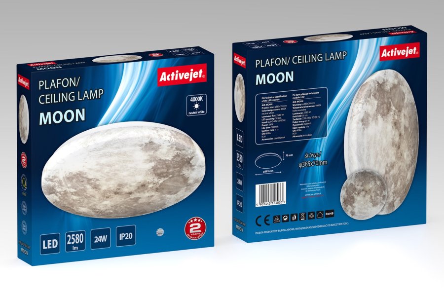 Activejet LED-loftplafond AJE-MOON 24W #8