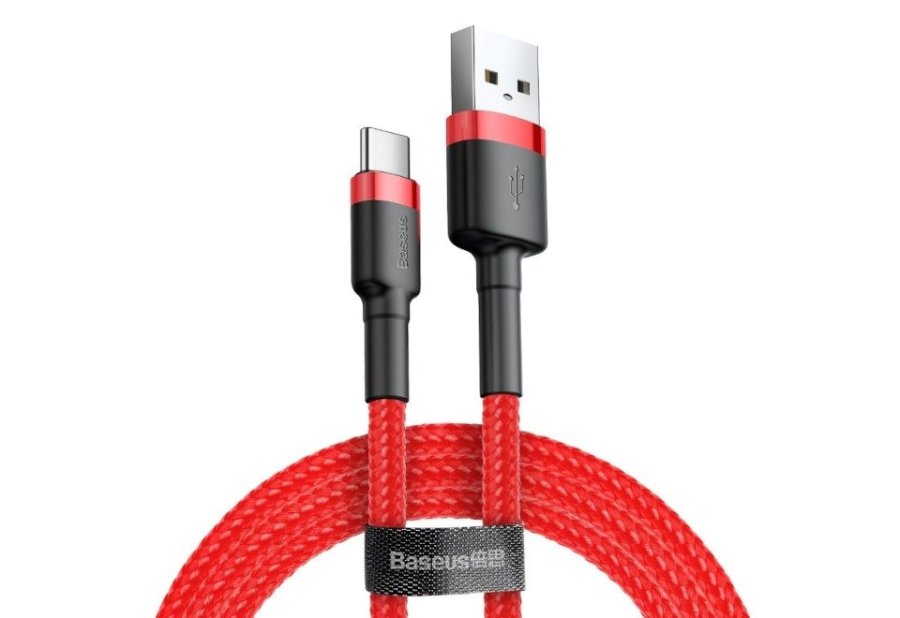 USB-C-kabel Baseus Cafule 2A 2m (rd) #1