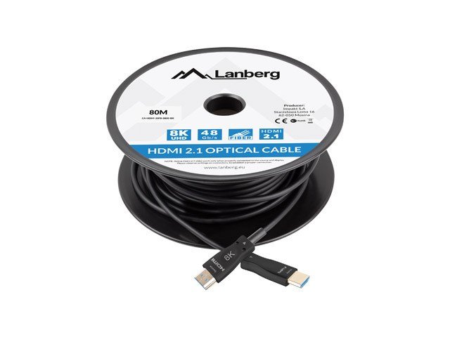 Lanberg CA-HDMI-30FB-0800-BK HDMI-kabel 80 m HDMI Type A (Standard) Sort #4