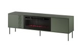 Cama RTV-skab EF + pejs sort TRESSE 180x40x54.5 mat grn #1