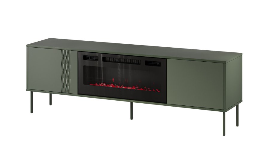 Cama RTV-skab EF + pejs sort TRESSE 180x40x54.5 mat grn #1