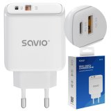 Savio LA-12 oplader til mobil enhed Universel Hvid Vekselstrm Hurtig opladning Indendrs #1