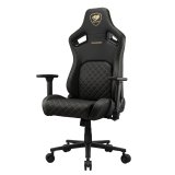 COUGAR CGR-DFL-GLB PC gamingstol Polstret vatteret s�de Sort, Guld #21
