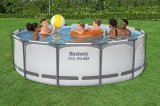 Bestway Steel Pro 56418 swimmingpool til over jorden Indrammet pool Rund 9150 L #15