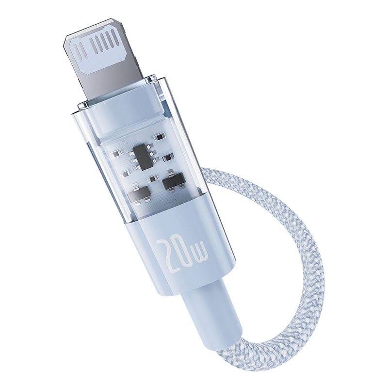 Baseus Gem USB-C til iP hurtigopladningskabel 2 m 20 W Bl #2