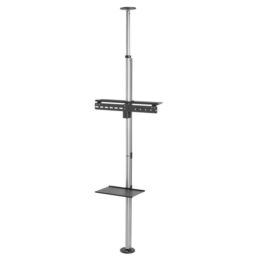 Teleskopisk tv-holder, lofts-/gulvstativ med hylde Maclean MC-791N 37