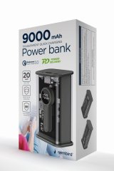 Gembird PB09-TQC3-01 powerbank Lithium polymer (LiPo) 9000 mAh Sort, Transparent #13