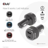 CLUB3D CAC-1922 oplader til mobil enhed Laptop Sort Cigart�nder Automatisk #6