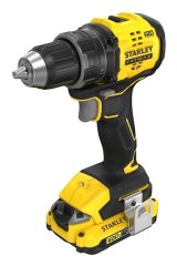 Stanley SFMCD714D2T-QW elektrisk skruetr�kker & slagbor 1900 rpm Sort, Gul #1