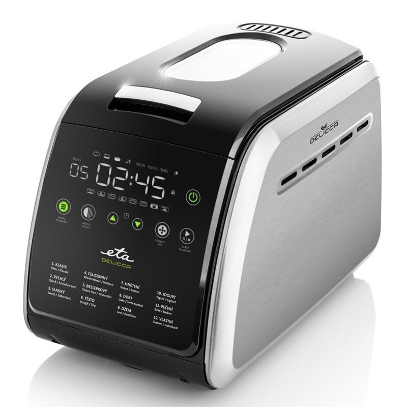Eta Delicca II bagemaskine 850 W Sort, Rustfrit st�l #3