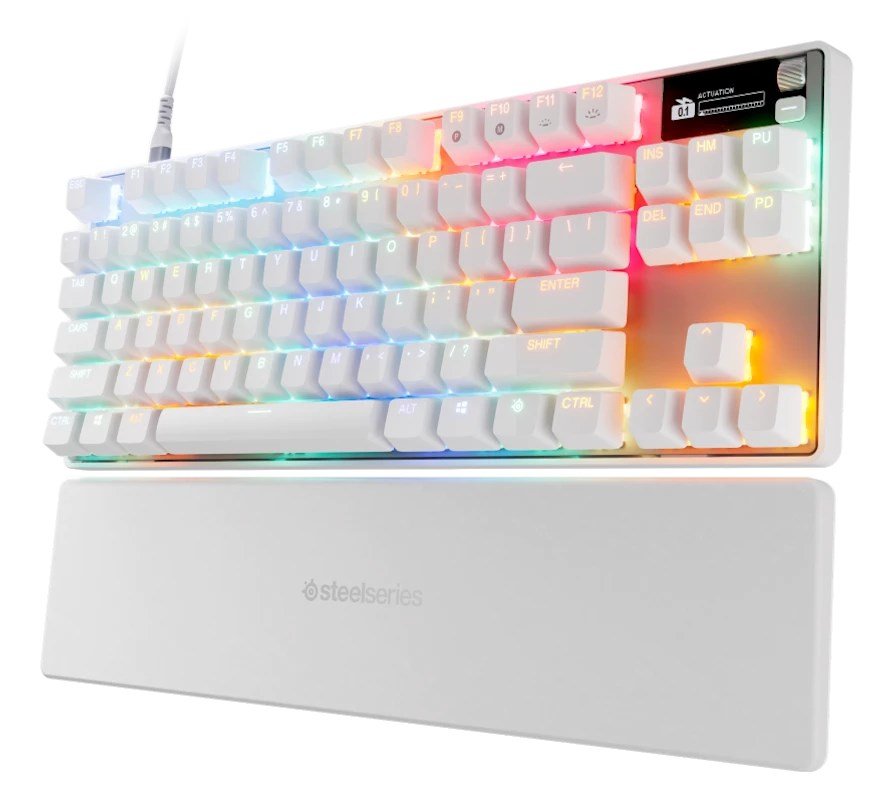Steelseries APEX PRO TKL GEN 3 tastatur Spil USB US engelsk Hvid #1