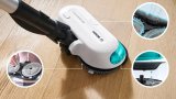 Ledningsfri 2-i-1-stvsuger, stvsugning og mopping Unlimited 7 ProHygienic Aqua White #25