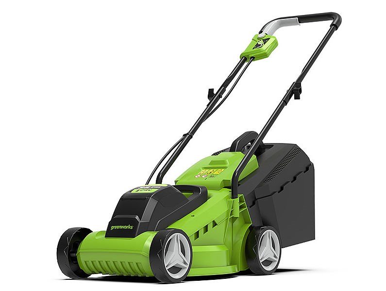 33 cm batteridrevet plneklipper Greenworks GD24LM33K4 - 2516107UB - oplader + 4Ah batterist #2