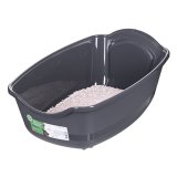 DIAMENTIQ BAYA light grey/dark grey -  kattebakke - 55,5 x 40 x 38,7 cm #13